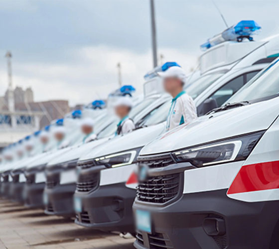 北川服务车队展示